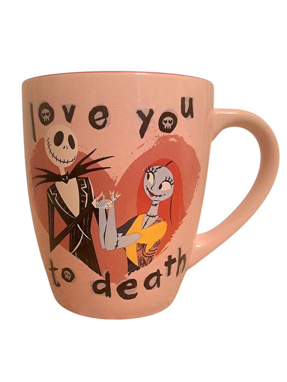 Disney The Nightmare Before Christmas Jack & Sally Love You To Death Mug